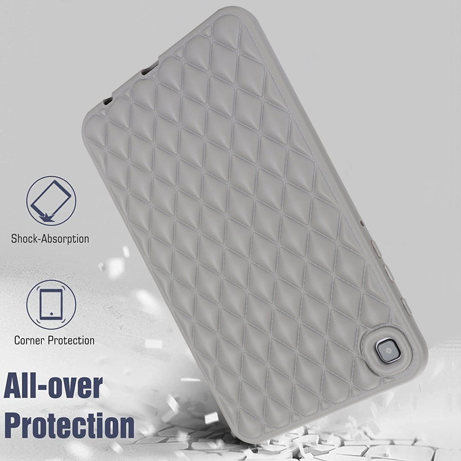 For Samsung Galaxy Tab A7 Lite 8.7-inch T225 T220 Rhombus Pattern Protective Case Soft TPU Tablet Back Shell For Samsung Galaxy Tab A7 Lite 8.7-inch T225 T220 Rhombus Pattern Protective Case Soft TPU Tablet Back Shell